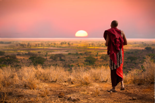 Africa Tansania Sundown Outback
