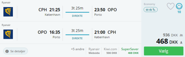 Porto flights