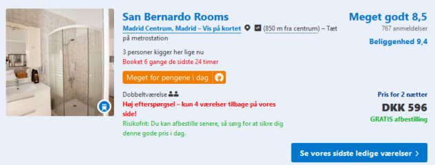 Madrid San Bernardo Rooms
