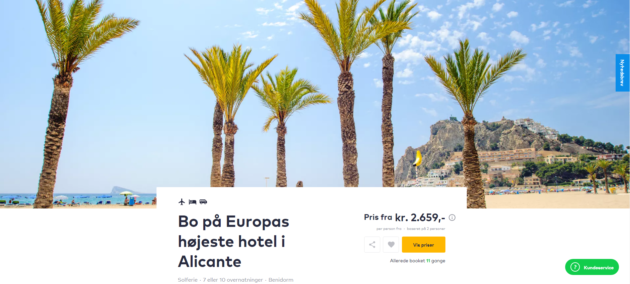 8 days Alicante